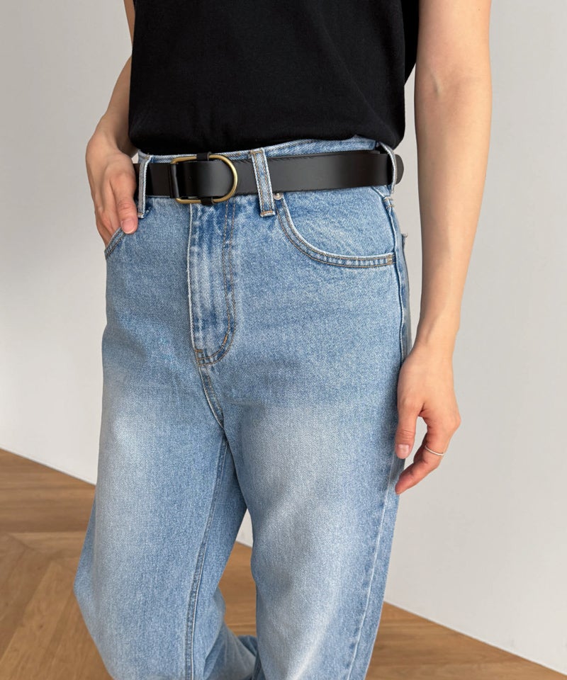 El marノンホールバックルレザーベルト | CANAL JEAN（キャナルジーン