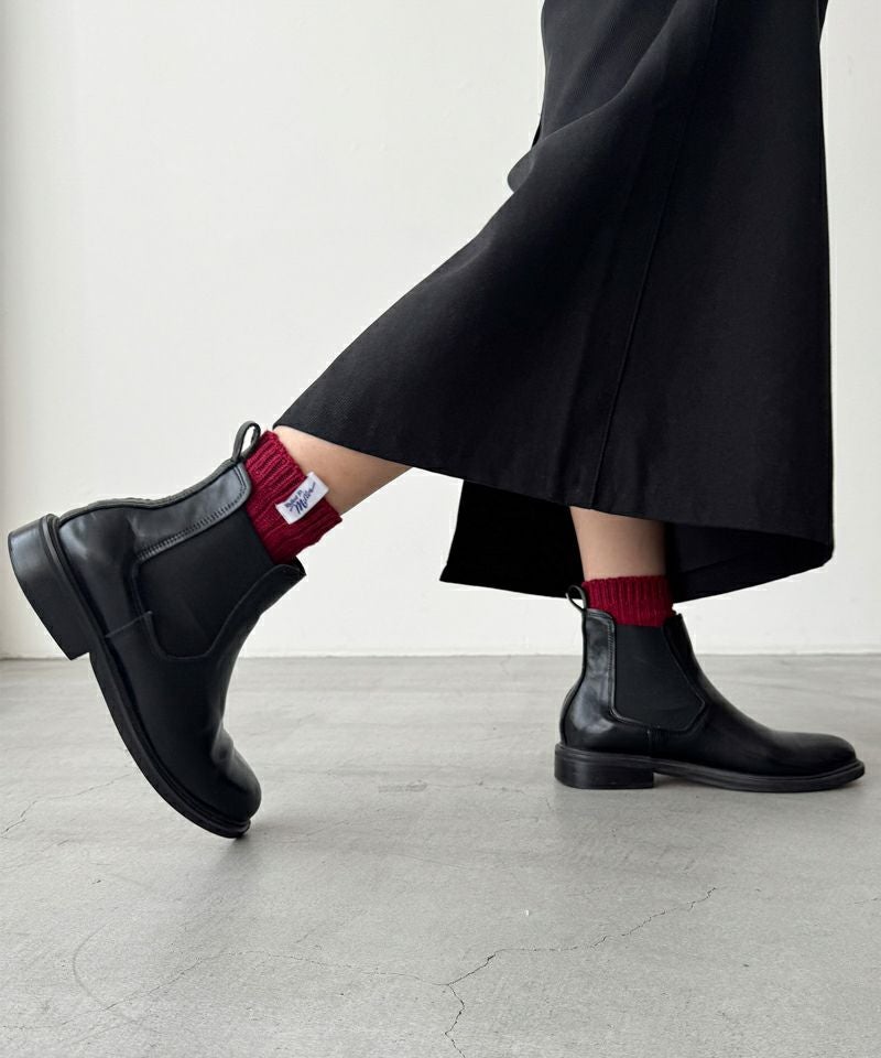 【美品】最終値下げ‼️canaljean サイドゴア ロングブーツ 24cm El marレザーサイドゴアショートブーツ | CANAL JEAN（キャナルジーン