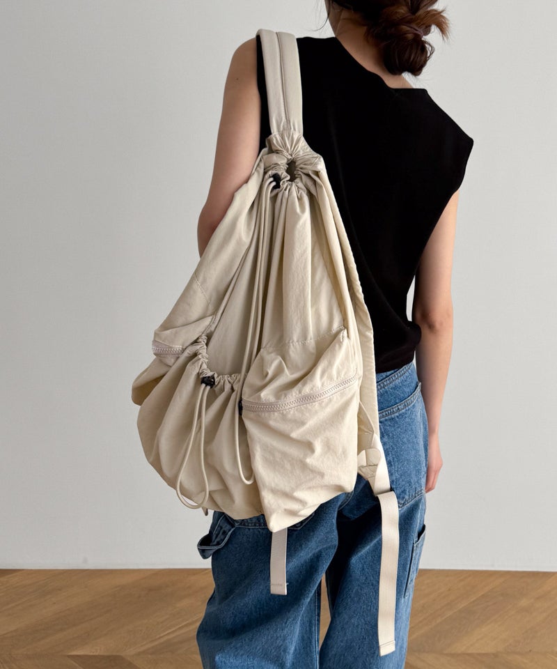 El marドローストリングバックパック/ナップサック | CANAL JEAN