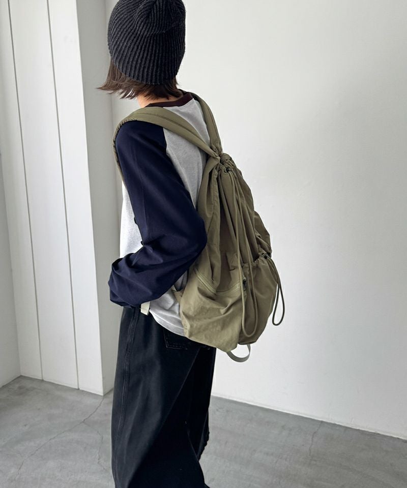 El marドローストリングバックパック/ナップサック | CANAL JEAN