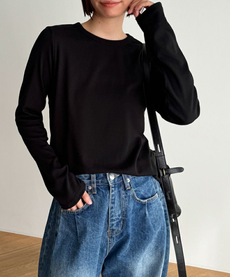 El marコットンストレッチロングTシャツ | CANAL JEAN（キャナルジーン