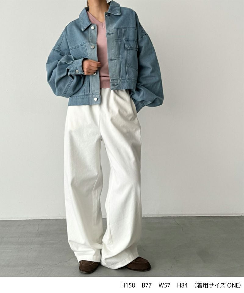 RED CHOP WORKSバルーンスリーブデニムジャケット | CANAL JEAN