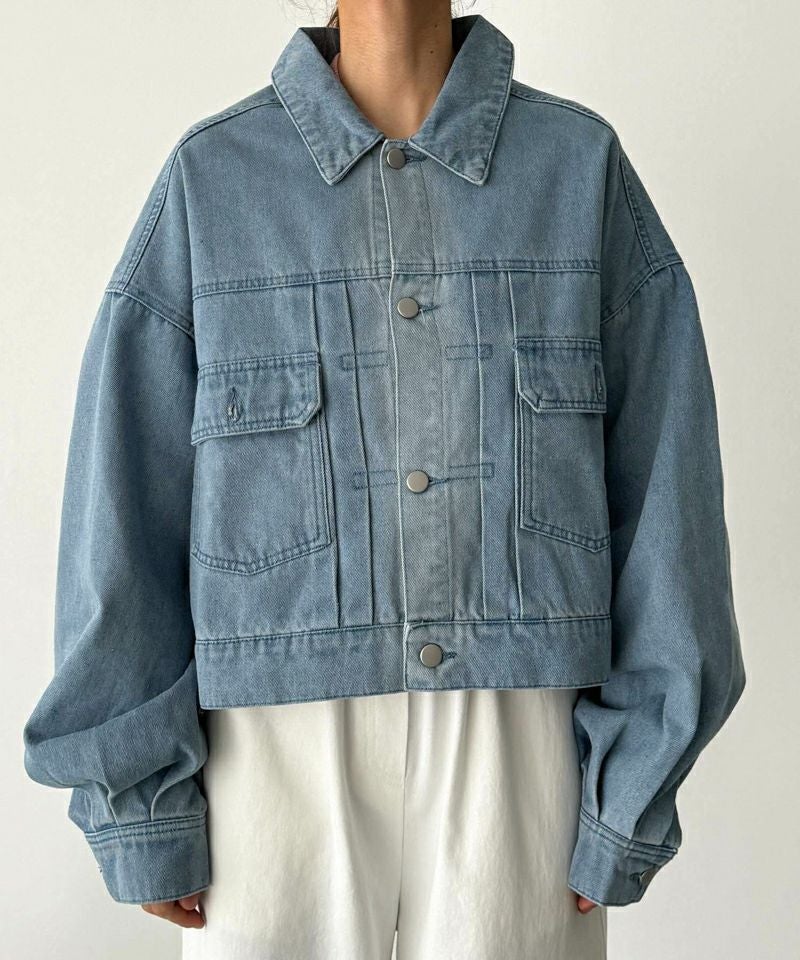RED CHOP WORKSバルーンスリーブデニムジャケット | CANAL JEAN