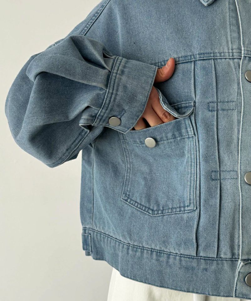 RED CHOP WORKSバルーンスリーブデニムジャケット | CANAL JEAN