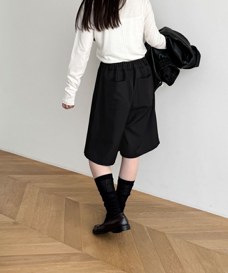 El marシングルタックハーフパンツ | CANAL JEAN（キャナルジーン