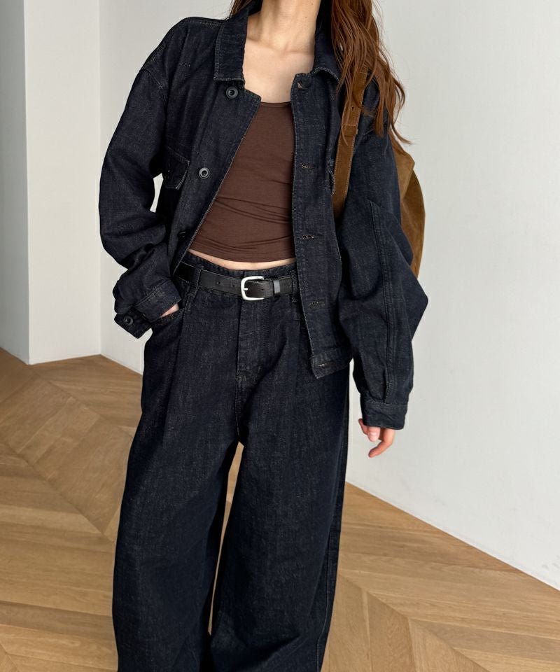 セットアップ対応】choice_cnlSEIRTAND胸ポケットデニムジャケット