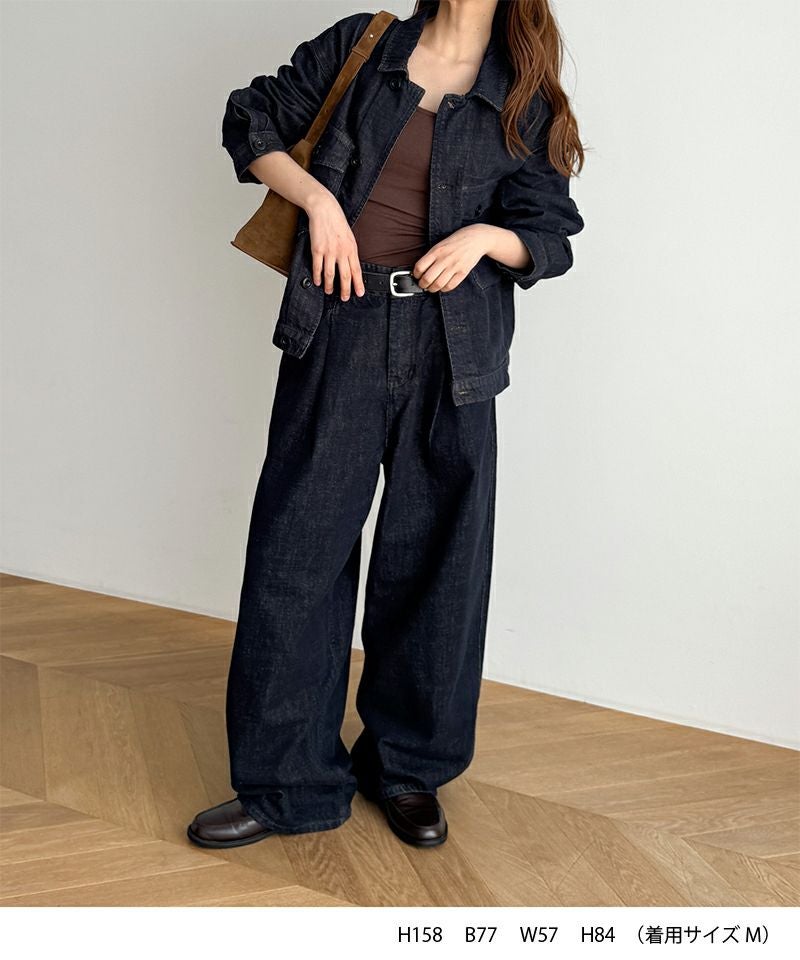 セットアップ対応】choice_cnlSEIRTAND胸ポケットデニムジャケット