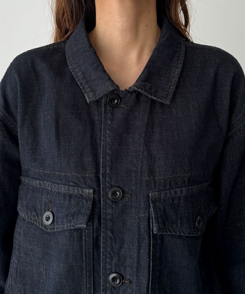 セットアップ対応】choice_cnlSEIRTAND胸ポケットデニムジャケット