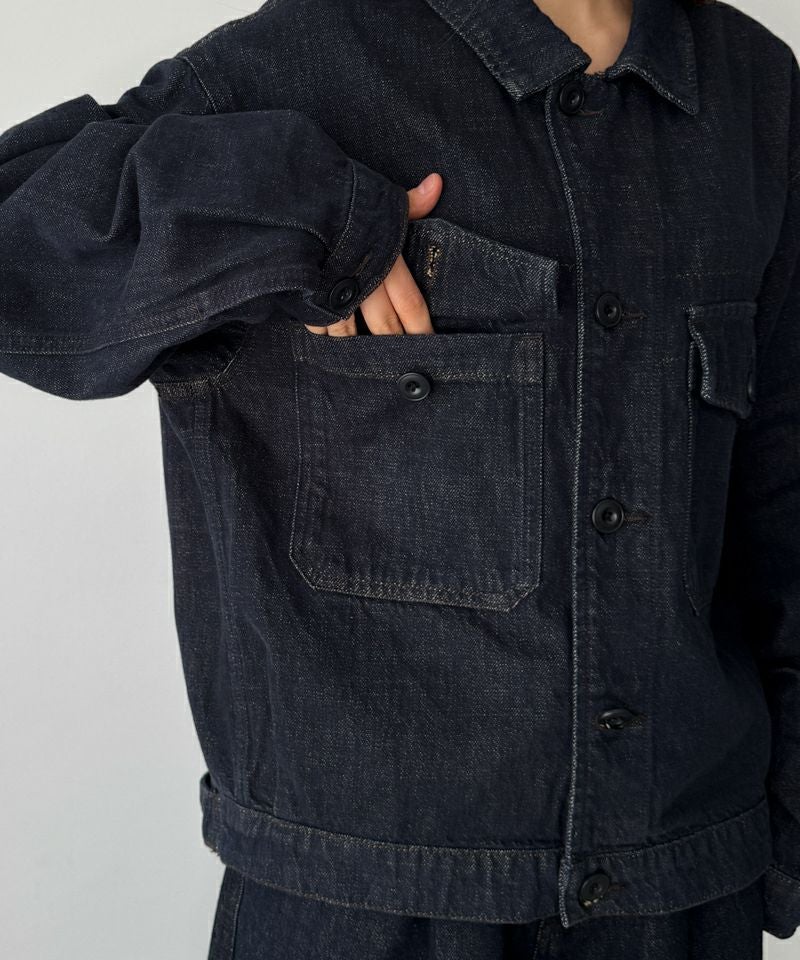 セットアップ対応】choice_cnlSEIRTAND胸ポケットデニムジャケット