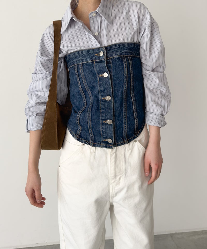 タイムセール30%OFF】diggityデニムビスチェ | CANAL JEAN（キャナル