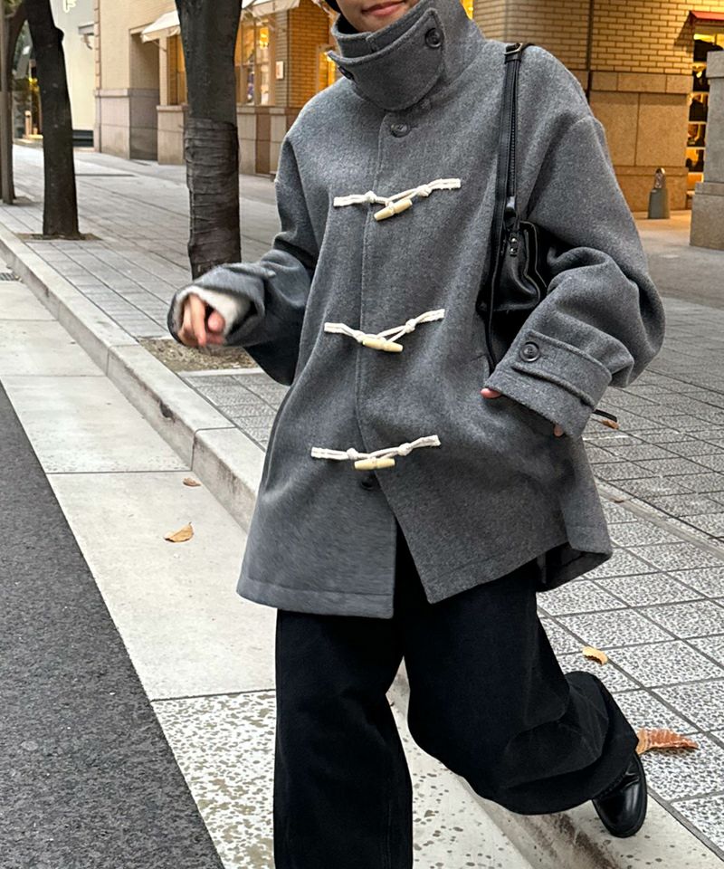 タイムセール35%OFF】El marダッフルハーフコート | CANAL JEAN