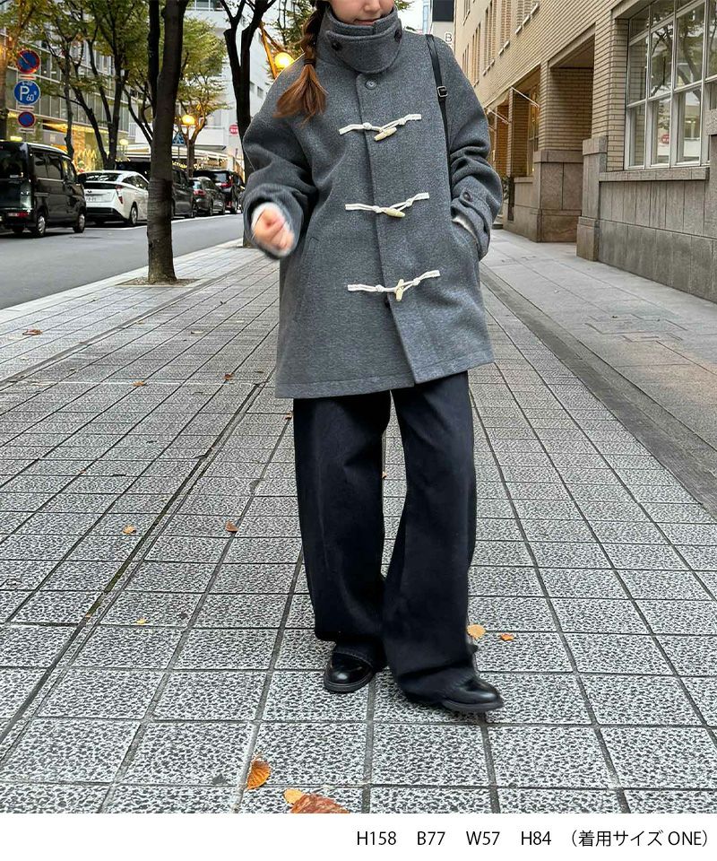 タイムセール35%OFF】El marダッフルハーフコート | CANAL JEAN