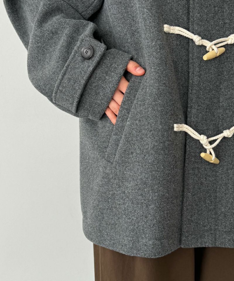 タイムセール35%OFF】El marダッフルハーフコート | CANAL JEAN