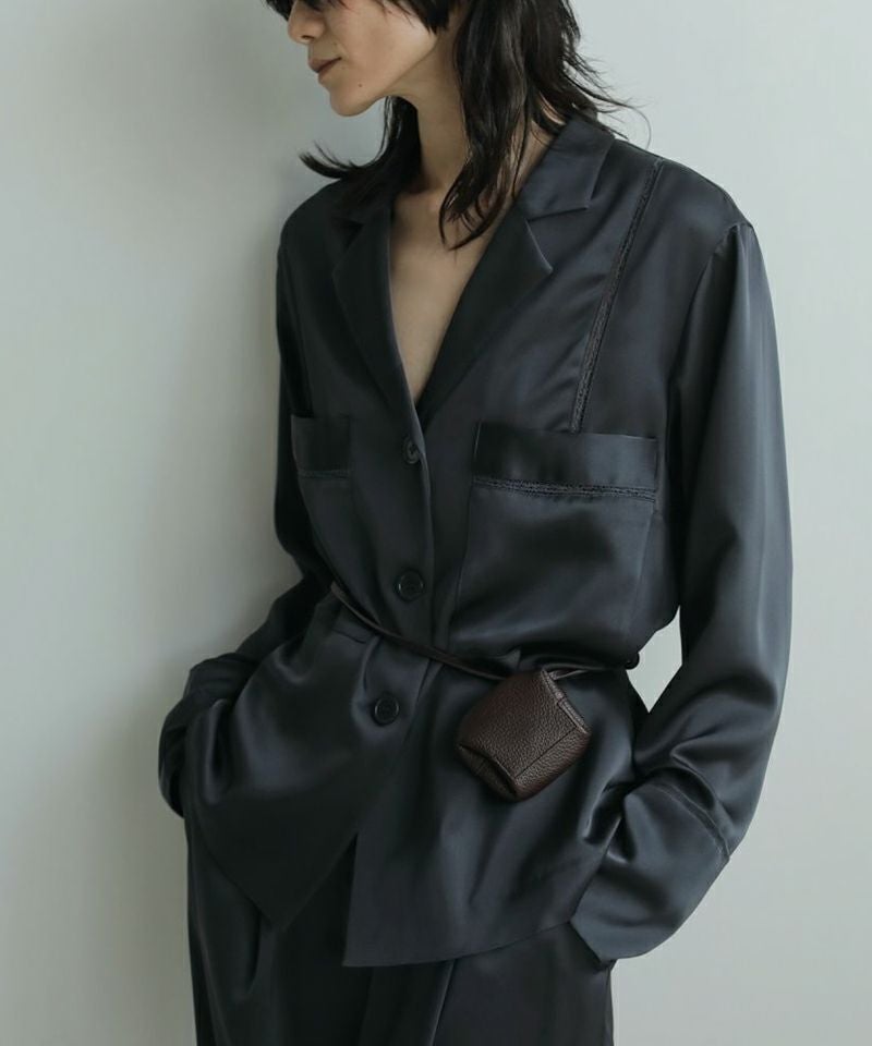 anukeEcoleather Waist Pouch エコレザーウエストポーチ/62521023