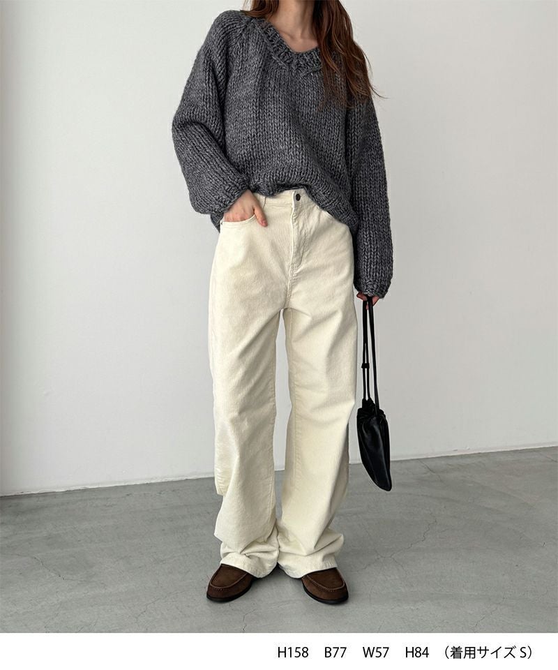 タイムセール30%OFF】El marコーデュロイストレートパンツ | CANAL