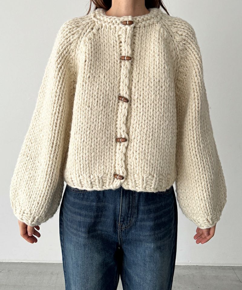 CANAL JAEN El mar　ウール混ローゲージカーディガン El marウール混ローゲージカーディガン | CANAL JEAN（キャナルジーン