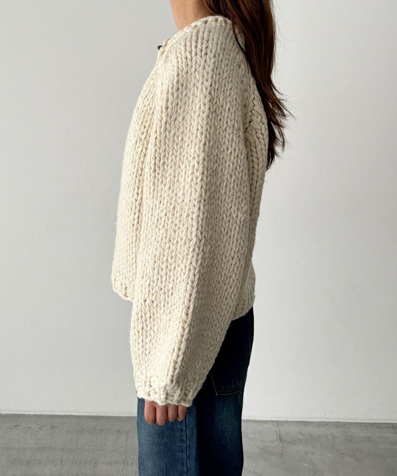 El marウール混ローゲージカーディガン | CANAL JEAN（キャナルジーン