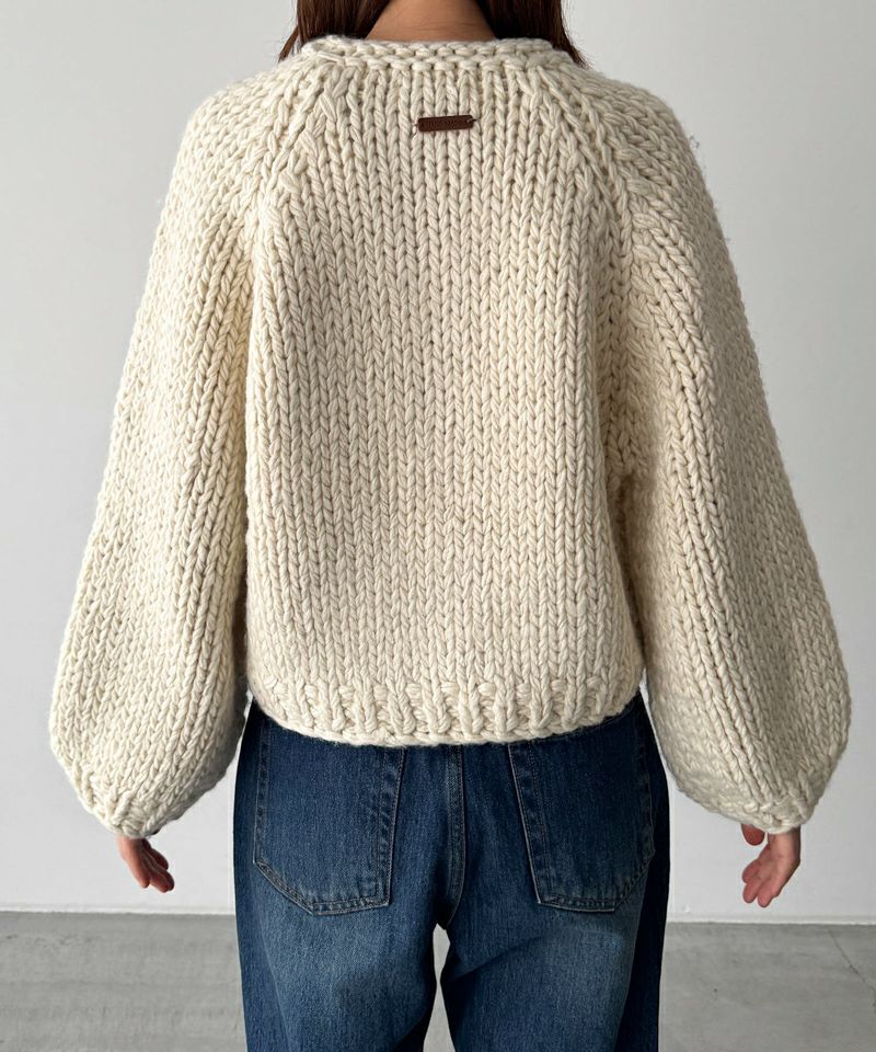 El marウール混ローゲージカーディガン | CANAL JEAN（キャナルジーン