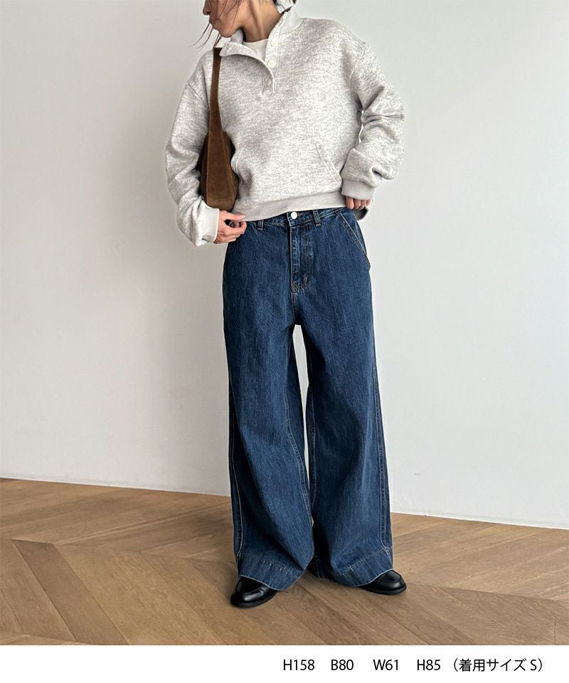 El marワイドレッグデニムパンツ | CANAL JEAN（キャナルジーン）公式