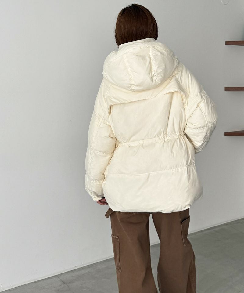 タイムセール35%OFF】El marパーカーダウンハーフコート | CANAL JEAN