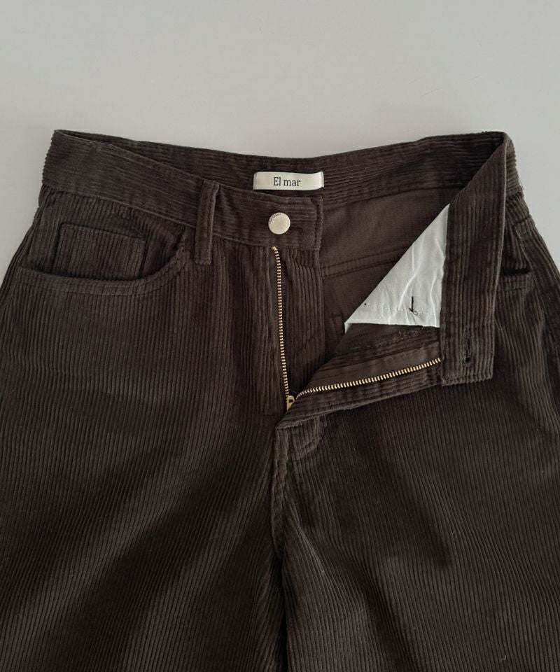 El marコーデュロイワイドパンツ | CANAL JEAN（キャナルジーン）公式