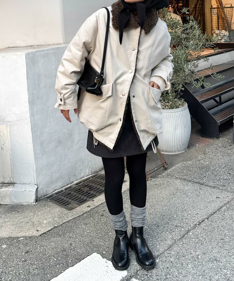 diggity襟ボアハーフダウンコート | CANAL JEAN（キャナルジーン）公式