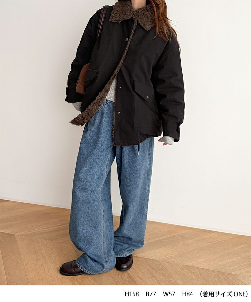 diggity襟ボアハーフダウンコート | CANAL JEAN（キャナルジーン）公式
