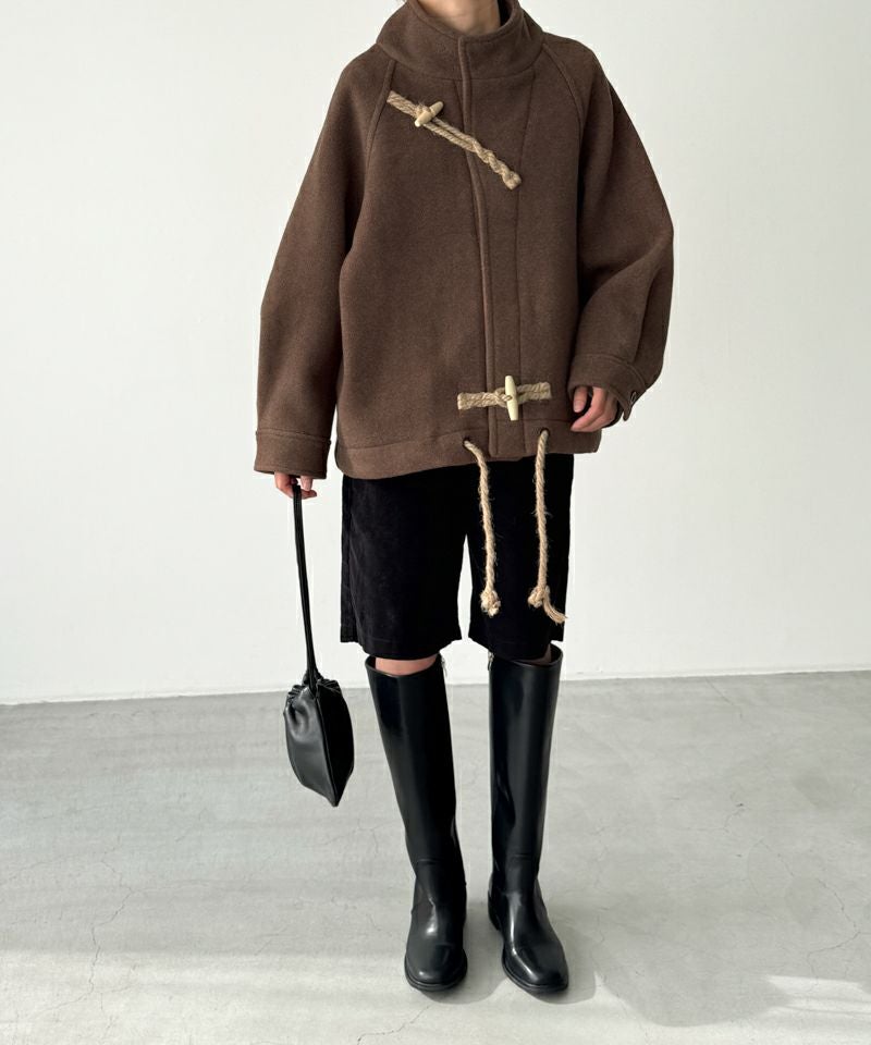 CANAL JEANダッフルジャケット El marウールスタンドカラーダッフルジャケット | CANAL JEAN