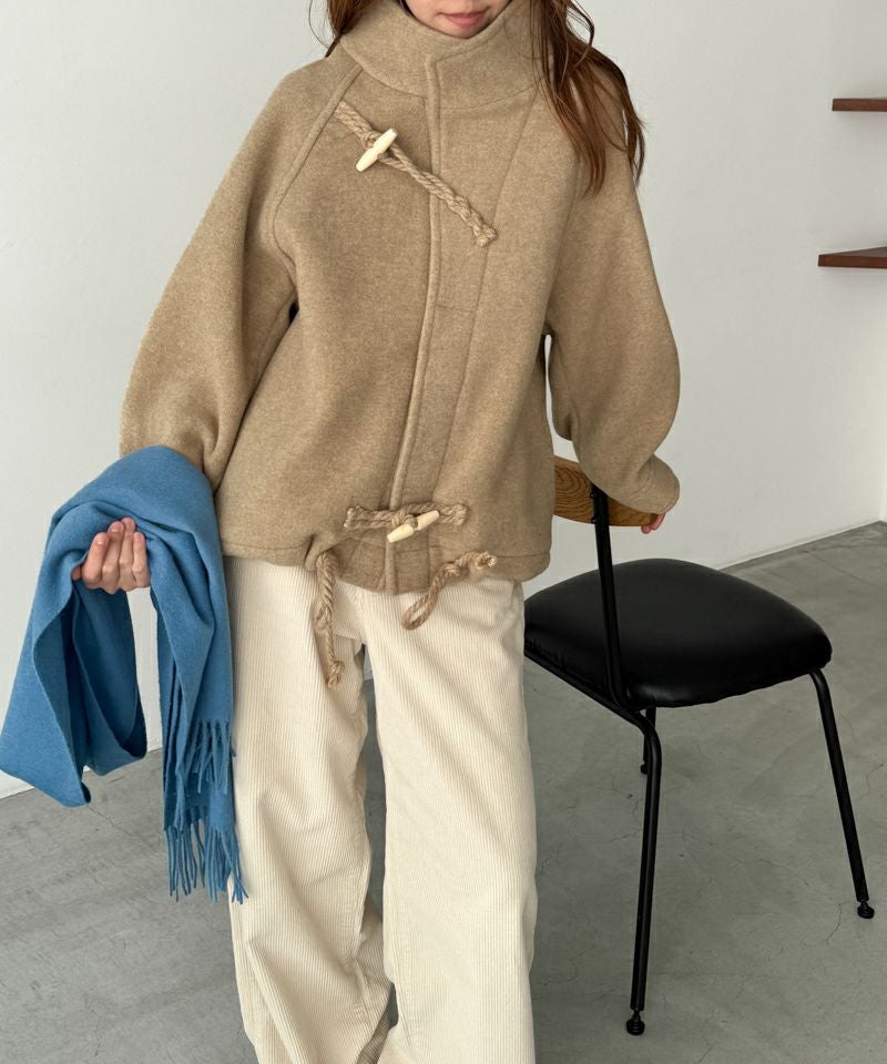 CANAL JEANダッフルジャケット El marウールスタンドカラーダッフルジャケット | CANAL JEAN