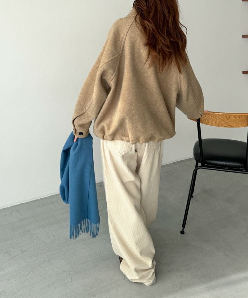 タイムセール35%OFF】El marウールスタンドカラーダッフルジャケット