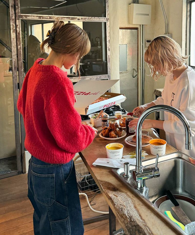 タイムセール35%OFF】El marアルパカ混ヘアリークルーカーディガン