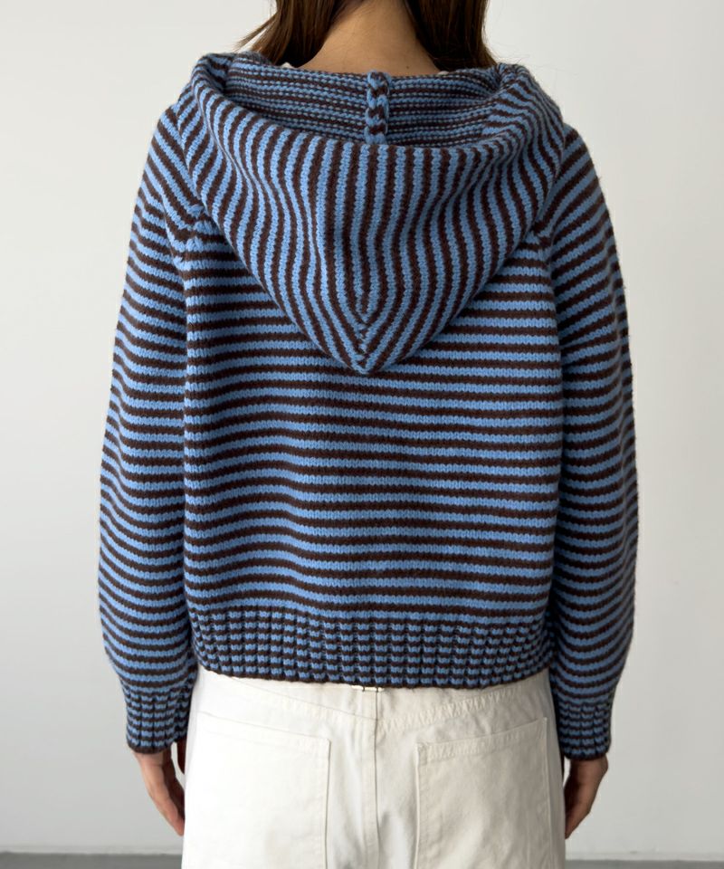 Lakey ParkボーダーZIPニットパーカー | CANAL JEAN（キャナルジーン