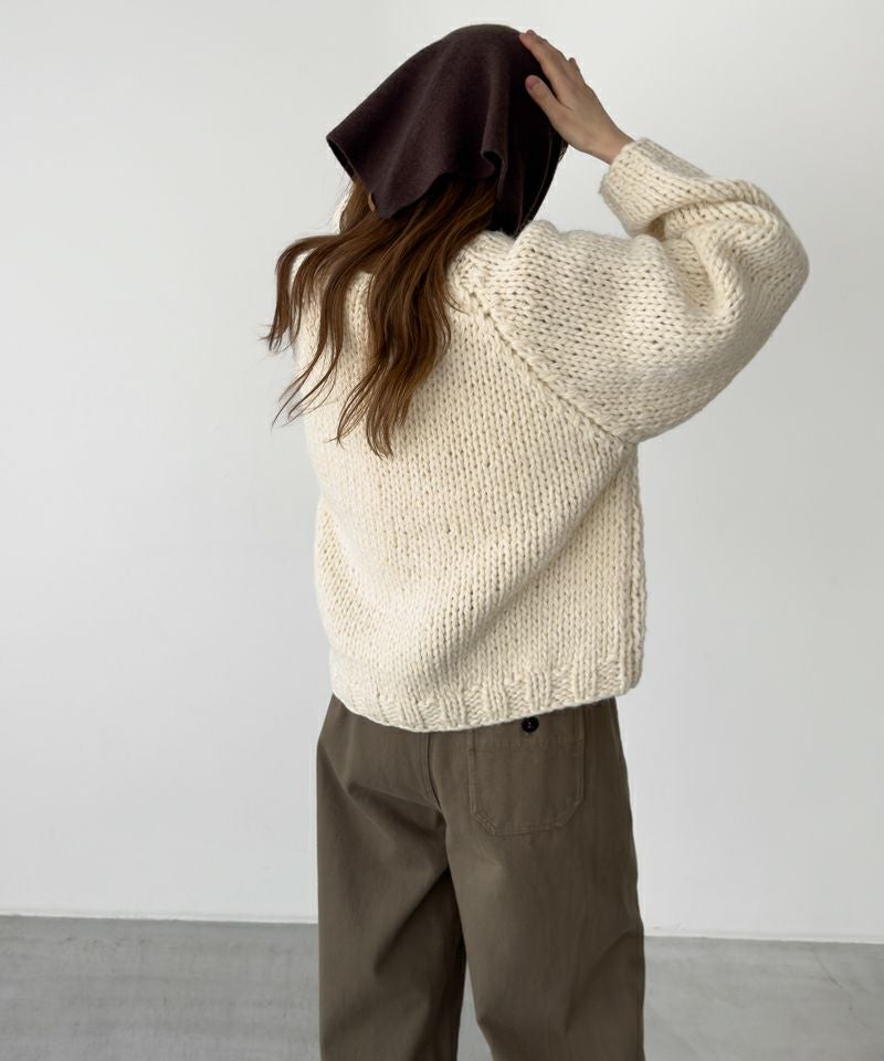 タイムセール25%OFF】El marウール混ローゲージVニット | CANAL JEAN