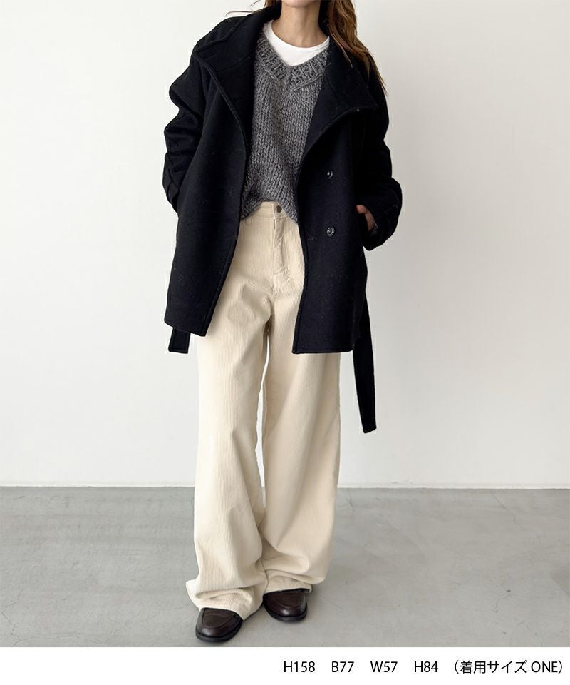 タイムセール25%OFF】El marウール混ローゲージVニット | CANAL JEAN