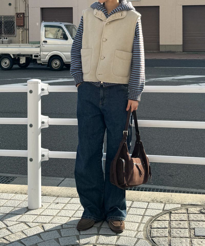 diggityリバーシブルムートンベスト | CANAL JEAN（キャナルジーン
