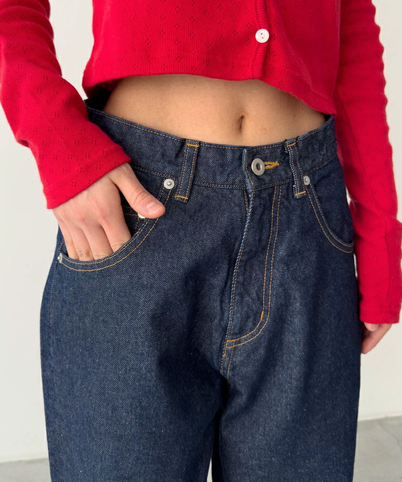 【choice_cnl】テーパード デニムパンツ サイズ1 CANAL JEAN choice_cnlテーパードデニムパンツ | CANAL JEAN（キャナルジーン