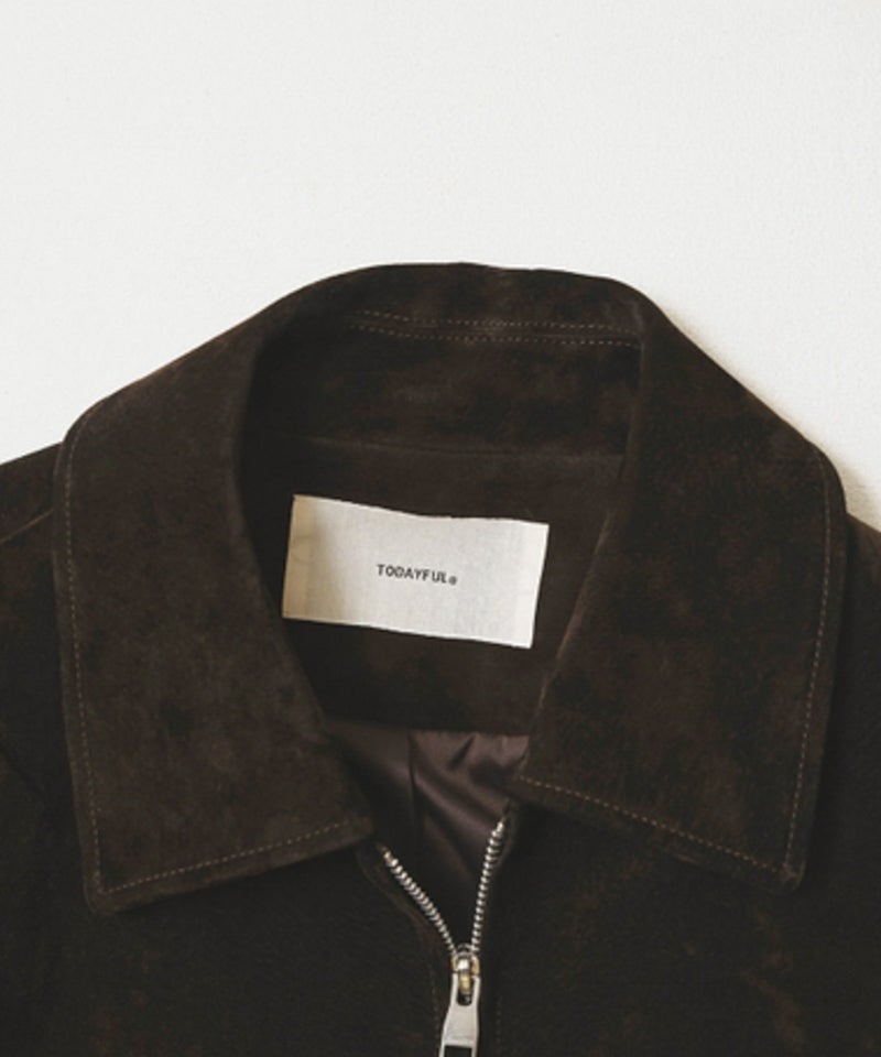 TODAYFULSuede Zip Blouson スエードジップブルゾン/12620204 | CANAL