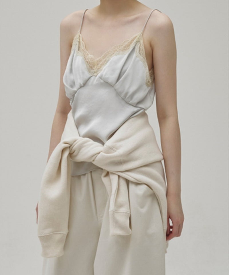 TODAYFULSatin Lace Camisole サテンレースキャミソール/12610431