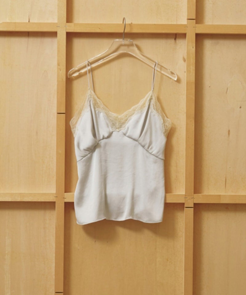 TODAYFULSatin Lace Camisole サテンレースキャミソール/12610431
