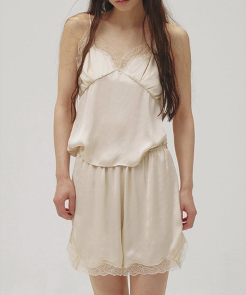 TODAYFULSatin Lace Halfpants サテンレースハーフパンツ/12610722