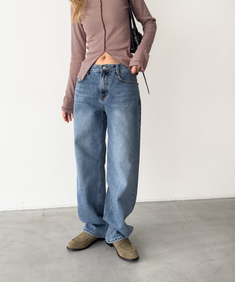 El marレギュラーストレートデニムパンツ | CANAL JEAN（キャナル