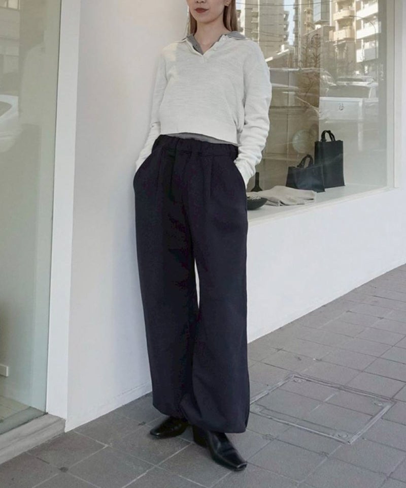 TODAYFULLayered Polo Knit レイヤードポロニット/12610508 | CANAL