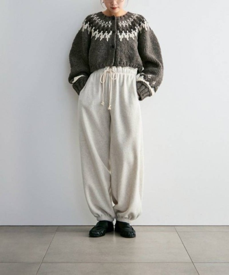 igusa 肉球プリント フリースパンツ anukeFleece Rough Pants フリースラフパンツ/62620712 | CANAL JEAN