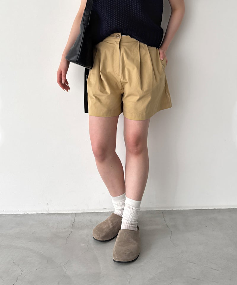 El marダブルタックショートパンツ | CANAL JEAN（キャナルジーン